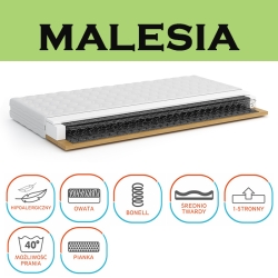 Materac MALESIA jednostronny, hipoalergiczny, Bonel 160x200 cm