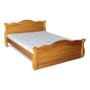 Łóżko drewniane 160x200 cm MJ10 + skrzynia 120/45 cm