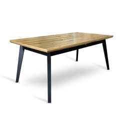 Stół rozkładany 180/100 + 2x45 cm LUIS w stylu LOFT