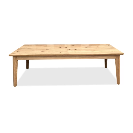 Stół rozkładany, stół dębowy 250/100 + 3x50 cm LUIS w stylu LOFT