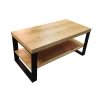 Ława w stylu LOFT z półką