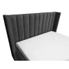 Łóżko tapicerowane ANJA 160x200 cm ze stelażem w stylu Glamour