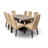 ZESTAW: Stół SJ74 160/90+ 2x40 cm wkładka + 6 krzeseł Wiktor J Pinezka
