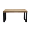 Stół rozkładany 160/90 + 40 cm SJ51 w stylu loft industrialny