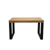 Stół rozkładany, stół drewniany 180/90+2x45 cm SJ51 styl LOFT