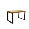 Stół rozkładany, stół drewniany 180/90+2x45 cm SJ51 styl LOFT