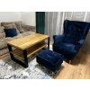 Ława w stylu LOFT z półką