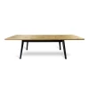 Stół rozkładany 180/100 + 2x45 cm LUIS w stylu LOFT