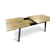 Stół rozkładany 180/100 + 2x45 cm LUIS w stylu LOFT