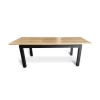 Stół rozkładany, stół drewniany 160/90 + 40 cm PABLO w stylu LOFT