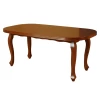 Zestaw do jadalni: Stół Ludwik 180/90 + 50 cm + 6 krzeseł KW15