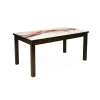 Stół rozkładany SJ71G o wym. 160/90 + 50 cm szkło Lacobel