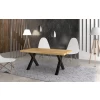 Stół Carbon 200/100 cm w stylu industrialnym