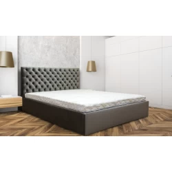 Łóżko tapicerowane ANTONIO 180x200 cm ze stelażem w stylu Glamour