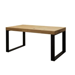 Stół drewniany, stół rozkładany 200/100+2x50 cm SJ51 styl LOFT