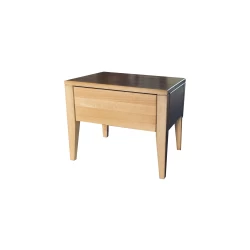 Szafka nocna bukowa Paola 1S, styl skandynawski