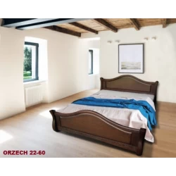 Łóżko drewniane IKAR 140/200 cm dębowe ze stelażem