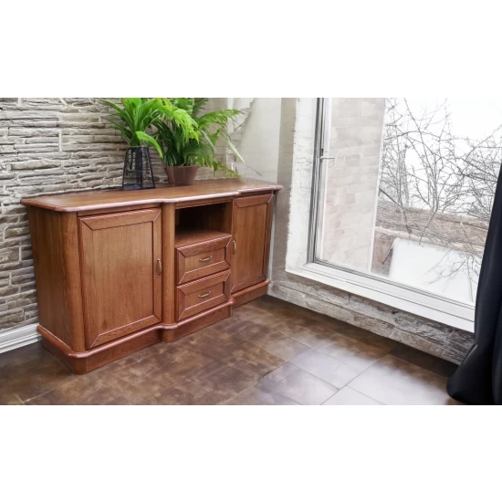 Komoda RTV OLIWIA Dębowa 2D3S1P Szerokość 160 cm