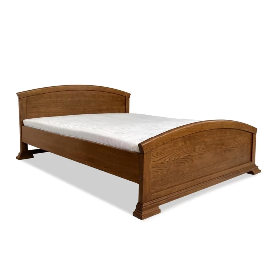 Łóżko sypialniane, łóżko dębowe 200x200 cm Parys łóżko drewniane