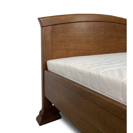 Łóżko sypialniane, łóżko dębowe 200x200 cm Parys łóżko drewniane