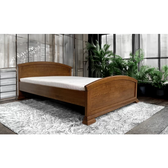 Łóżko sypialniane, łóżko dębowe 200x200 cm Parys łóżko drewniane