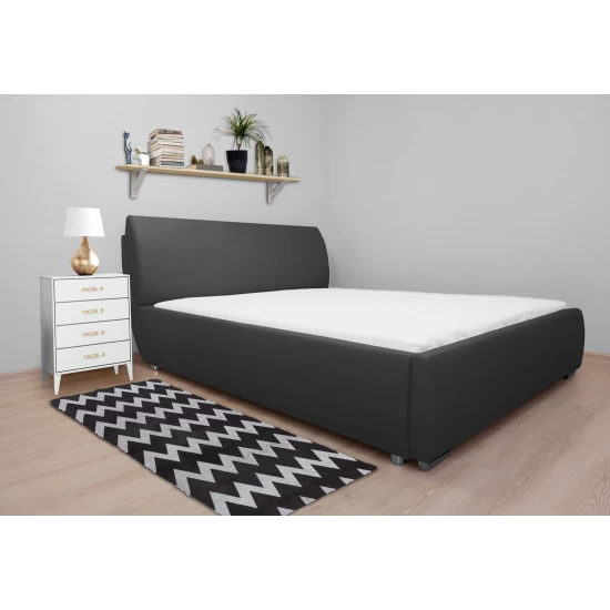 Łóżko tapicerowane LAPAS 160/200 cm w minimalistycznym stylu