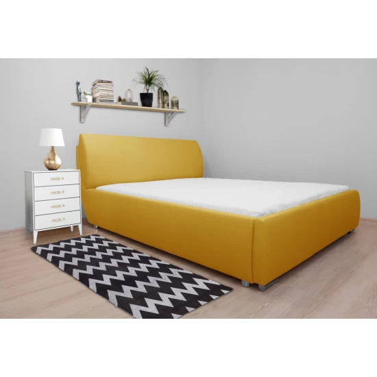 Łóżko tapicerowane LAPAS 160/200 cm w minimalistycznym stylu