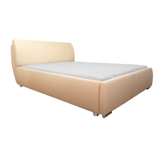 Łóżko tapicerowane LAPAS 160/200 cm w minimalistycznym stylu