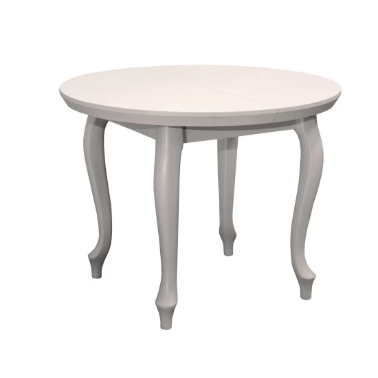 ZESTAW MEBLI: Stół okrągły fi 100 cm Ludwik + 4 Krzesła Infinity