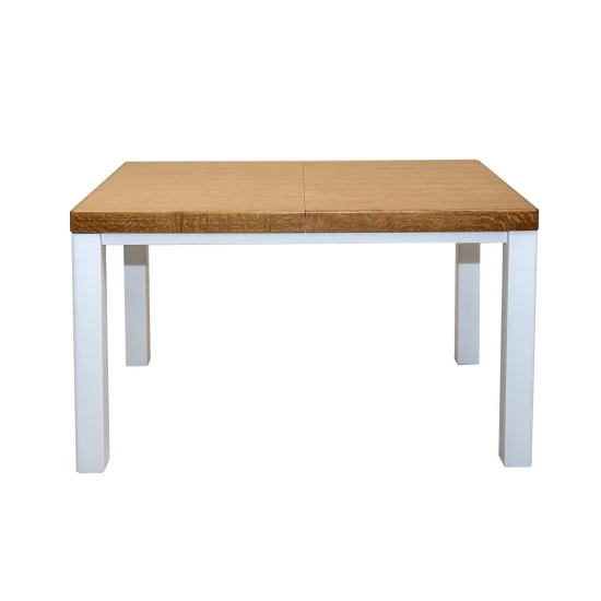 ZESTAW MEBLI: Stół SJ33 Mydełko 130/80 + 40 cm wkładka + 4 krzesła KJ20