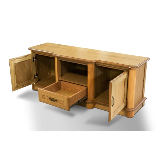 Komoda RTV Dębowa Oliwia 2D1S Szerokość 140cm