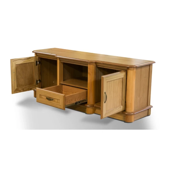Komoda RTV Dębowa Oliwia 2D1S Szerokość 140cm