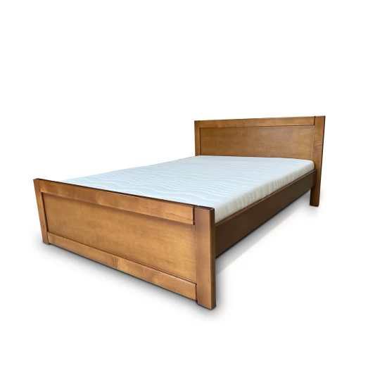 Drewniane łóżko LIMEA 180 x 200 cm drewniana sypialnia