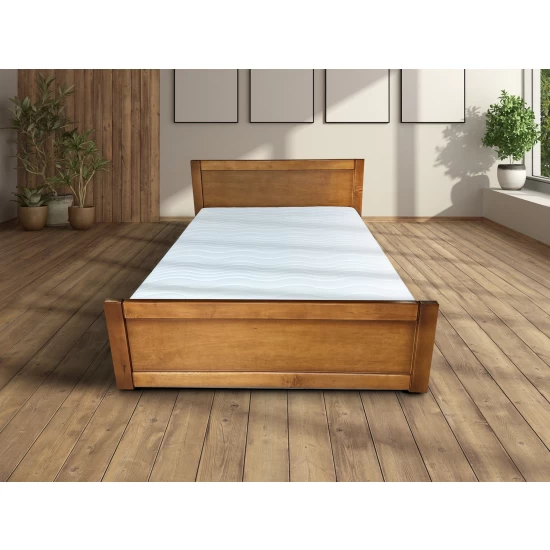 Drewniane łóżko LIMEA 180 x 200 cm drewniana sypialnia