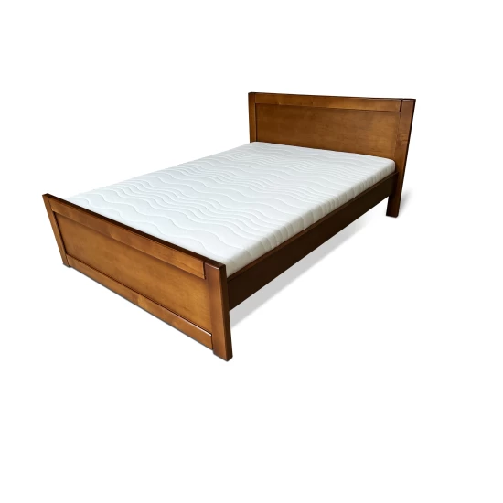 Drewniane łóżko LIMEA 180 x 200 cm drewniana sypialnia