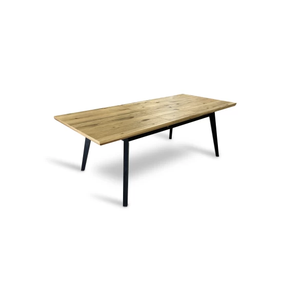 Stół rozkładany 180/100 + 2x45 cm LUIS w stylu LOFT