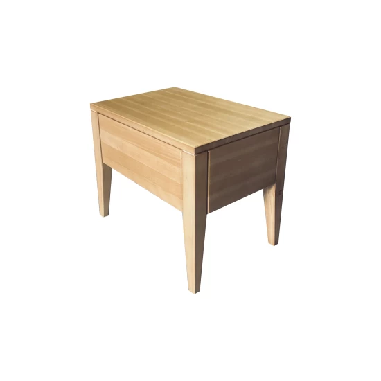 Szafka nocna bukowa Paola 1S, styl skandynawski