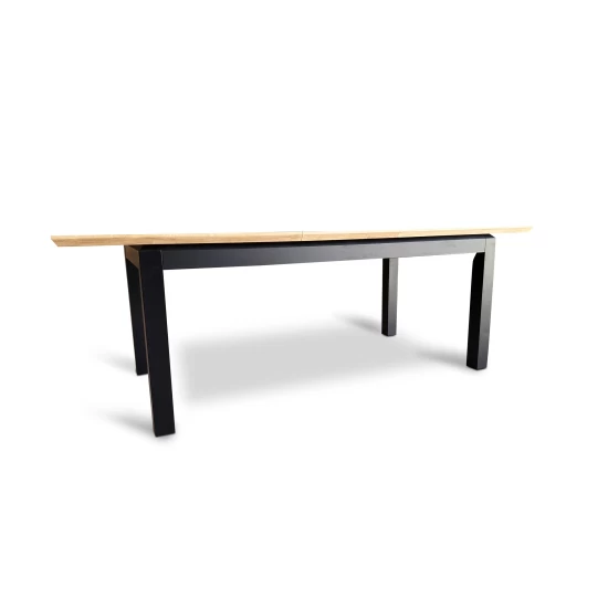 Stół rozkładany, stół drewniany 160/90 + 40 cm PABLO w stylu LOFT