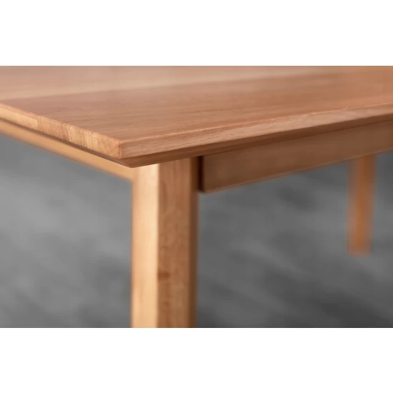 Stół dębowy, stół rozkładany Prins o długości 200/95 cm + dwie wkładki