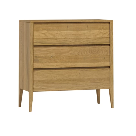 Komoda do sypialni Paola 3s drewno dębowe