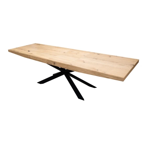 ZESTAW mebli: Stół rozkładany SJ50 160/88 + 40 cm + 4 krzesła KW110