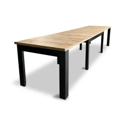 Stół rozkładany, stół dębowy 160/90 + 4x50 cm OKTO w stylu LOFT
