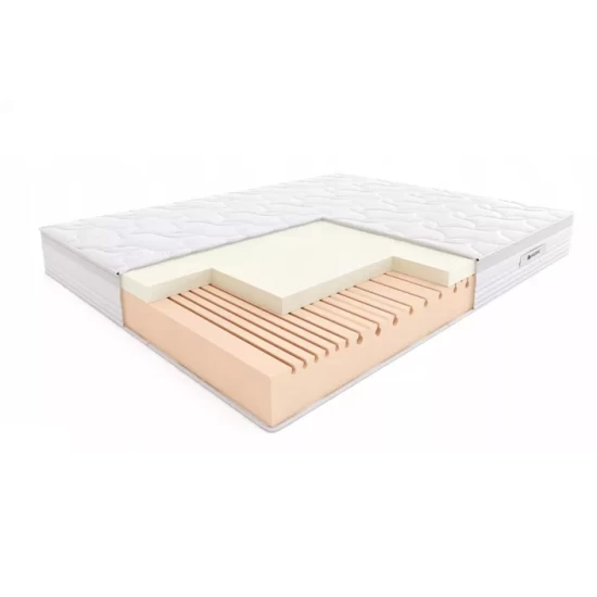 Łóżko tapicerowane 160x200 Kenzo z materacem piankowym Hilding Salsa