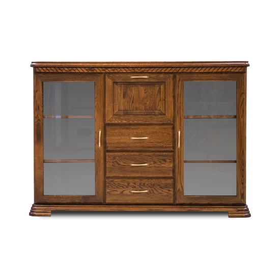 Komoda, komoda do sypialni, komoda do salonu, biblioteczka CLASSIC 2D3S1B II szer. 165 cm