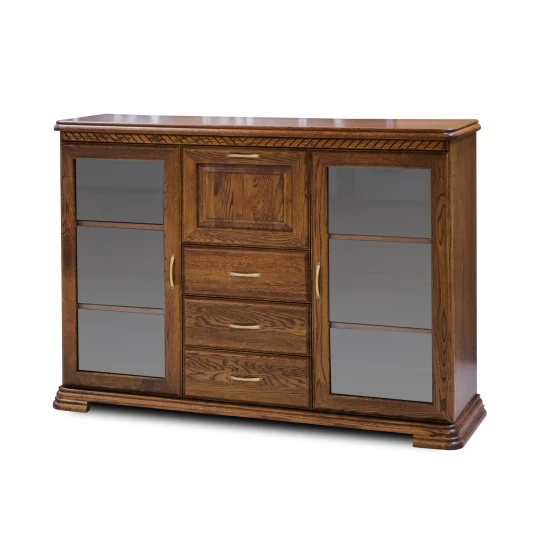 Komoda, komoda do sypialni, komoda do salonu, biblioteczka CLASSIC 2D3S1B II szer. 165 cm
