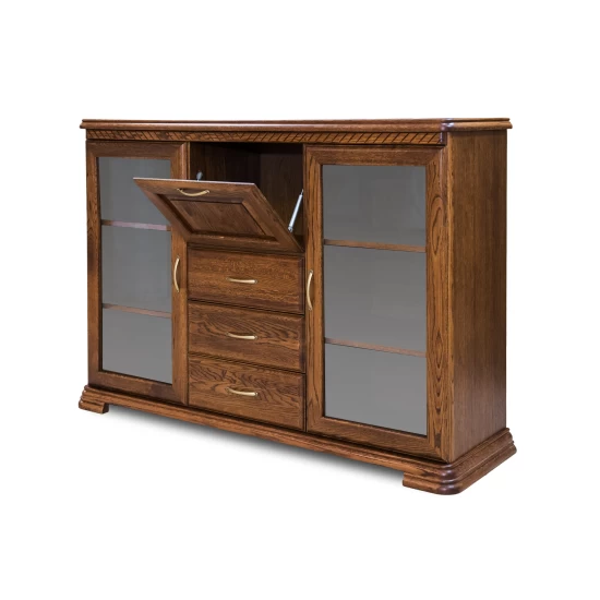 Komoda, komoda do sypialni, komoda do salonu, biblioteczka CLASSIC 2D3S1B II szer. 165 cm