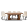 Stół Capri 200/100 cm + 2x50 cm + 6 krzeseł Olo