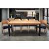 Zestaw: Stół Kuba 160/90 + 2 x 40 cm + krzesła KW112