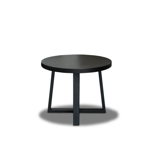 Stół Wj971 black fi100 + 2x wkładki 50 cm