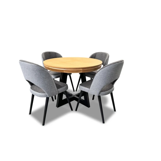 Stół Loft IV + 4 krzesła KW112